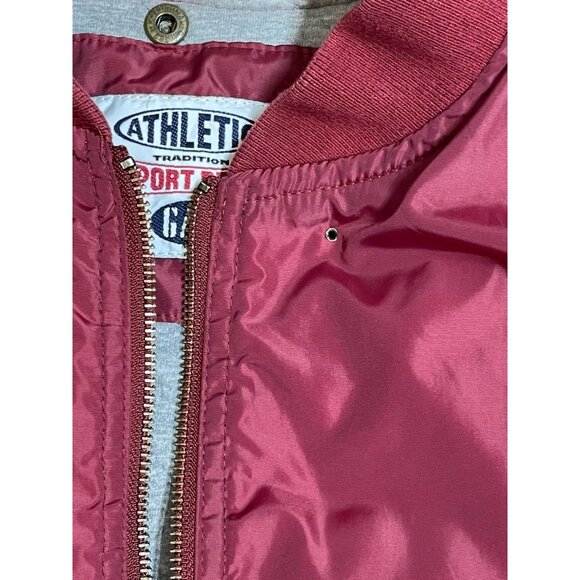 VTG 90’s  GAP Maroon Jacket Mens M Nylon Windbreaker Athletic Sports Dept. Lined - Picture 8 of 13